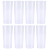 vaso acrílico plástico irrompible plástico fuerte rígido 250ml 260ml
