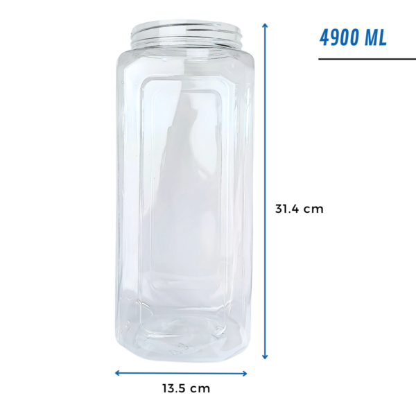 pote multiuso rectangular varias tapas pote con tapa blanca negra azul verde celeste rojo amarillo violeta naranja anaranjado 4900ml 5l 4l 5000ml