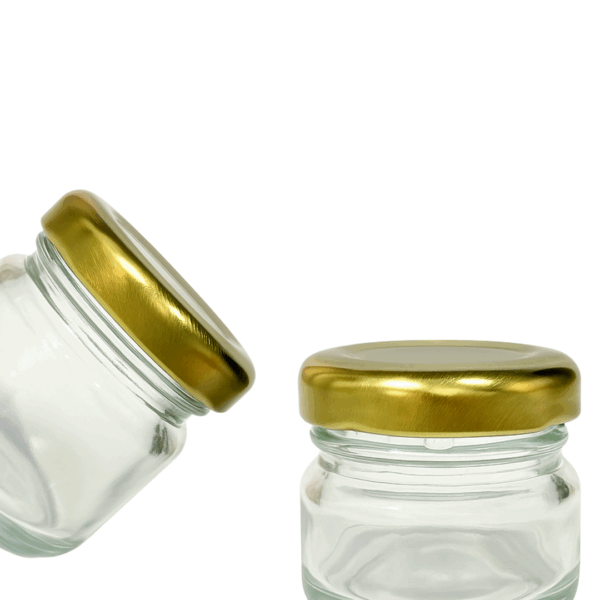 bollón 40ml, bollon 28ml, bollon mini, bollon mini 40ml, bollon mini 28ml, bollón vidrio mini, frascos de vidrio pequeños, envase 28ml vidrio, envase 40ml vidrio, souvenir vidrio con tapa, mini frasco tapa dorada, envase gourmet vidrio, frascos para muestras, envases cosmética artesanal, bollón tapa metálica