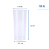 Vaso Acrílico | Plástico Rígido | 260ml - Imagen 3