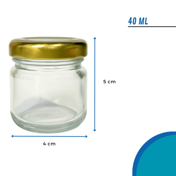 bollón 40ml, bollon 28ml, bollon mini, bollon mini 40ml, bollon mini 28ml, bollón vidrio mini, frascos de vidrio pequeños, envase 28ml vidrio, envase 40ml vidrio, souvenir vidrio con tapa, mini frasco tapa dorada, envase gourmet vidrio, frascos para muestras, envases cosmética artesanal, bollón tapa metálica