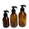 Frasco Ambar Vidrio con Válvula Cremera 200ml - Imagen 2
