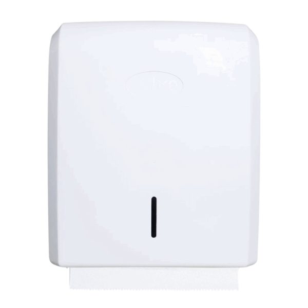 dispensador papel intercalado, dispenser papel baño, accesorio baño pared, porta papel cocina, porta servilletas pared, dispensador pared con tornillos, higiene institucional, baño restaurante, papel intercalado para dispenser, baño comercio, Penfer, dispenser papel empresas, organizador baño pared, dispenser higiénico pared, accesorio baño profesional
