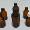 Frasco Vidrio 125ml Ambar con Tapa Precintada. - Imagen 4
