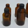 Frasco Vidrio 125ml Ambar con Tapa Precintada. - Imagen 3
