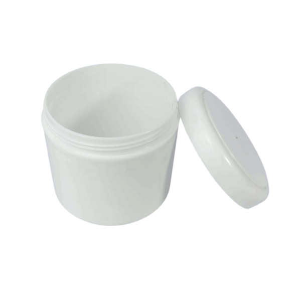 pote para crema 50g 100g cosmético spa envase blanco con tapa rosca