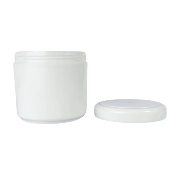 pote para crema 50g 100g cosmético spa envase blanco con tapa rosca
