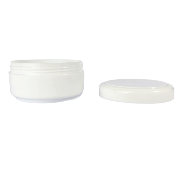 pote para crema 50g 100g cosmético spa envase blanco con tapa rosca