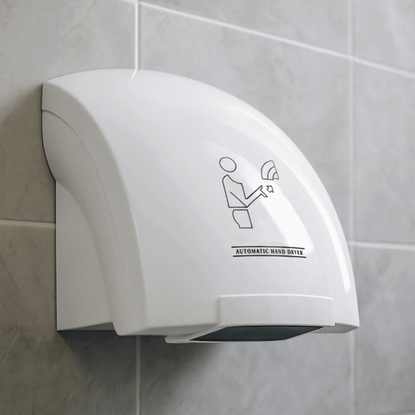 secamanos eléctrico, secamanos automático, secamanos con sensor, secamanos con sensor de proximidad, secamanos 1800w, secador de manos eléctrico, baño con secamanos, accesorios para baño, higiene manos sin contacto, secamanos manos libres, secamanos aire caliente, productos para sanitarios, equipamiento comercial, secamanos para empresas, secamanos para baños público, secamanos para baño