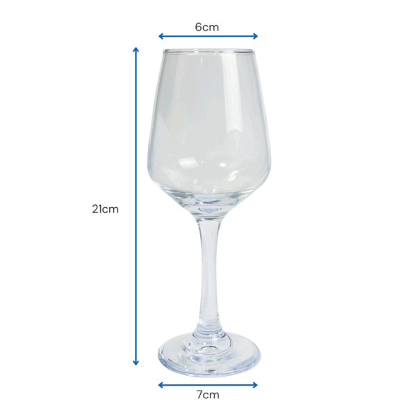 copa de vidrio 360ml, set de copas x6, copas para vino, copa para bebidas frías, copas para eventos, copas elegantes, copa con caja, set de copas vidrio, copas para brindar, copas para regalar, copa para cócteles, copas para cenas, set de seis copas