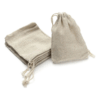 bolsas de lino color cafe marron natural para souvenir regalo rustico empaque natural productos artesanales