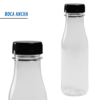 botella para jugo botella plastico botella boca ancha PET 200ml 300ml 400ml 500ml 800ml 1000ml 1l