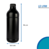 Botella Ferreti con tapa precintada blanca o negra, en presentación de 500ml y 1 litro. Botella blanca o natural ideal para cosmética, alimentos o limpieza. Envases con tapa de seguridad. Botella plástica resistente. Botella con tapa inviolable para líquidos.
