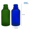 frasco esmerilado verde frasco esmerilado azul frasco para medicina frasco para aceite