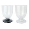 copón copa plástica plástico helado helados base negra transparente 400ml 450ml irrompible vaso