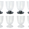 copón copa plástica plástico helado helados base negra transparente 400ml 450ml irrompible vaso