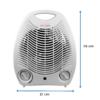 Caloventor eléctrico portátil ideal para el hogar u oficina. Caloventor de pared y de piso con diseño compacto y moderno. Caloventor frío calor con termostato ajustable y múltiples niveles de temperatura. Opción eficiente y segura de caloventor bajo consumo con protección contra sobrecalentamiento. Aire caloventor con función de aire frío, cálido y caliente. Consultá el precio de caloventor y descubrí caloventor precio accesible. Una excelente opción dentro de los mejores caloventores del mercado.