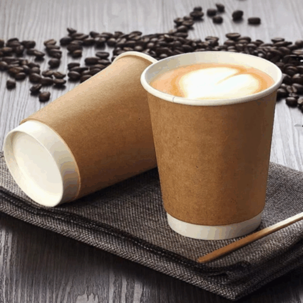 vaso kraft café, vaso doble pared kraft, vaso térmico kraft, vaso take away kraft, vaso café con tapa, vaso reutilizable kraft, vaso para infusiones, vaso cafetería, tapa con cierre, vaso 8oz, vaso 12oz, vaso 16oz, Penfer
