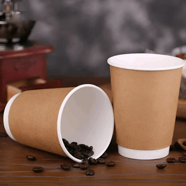vaso kraft café, vaso doble pared kraft, vaso térmico kraft, vaso take away kraft, vaso café con tapa, vaso reutilizable kraft, vaso para infusiones, vaso cafetería, tapa con cierre, vaso 8oz, vaso 12oz, vaso 16oz, Penfer