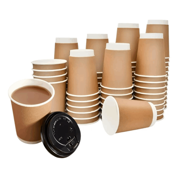 vaso kraft café, vaso doble pared kraft, vaso térmico kraft, vaso take away kraft, vaso café con tapa, vaso reutilizable kraft, vaso para infusiones, vaso cafetería, tapa con cierre, vaso 8oz, vaso 12oz, vaso 16oz, Penfer