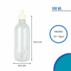 Botellas PET transparentes con sprey blanco blanca o negra negro, disponibles en tamaños 250ml, 500ml, 1 litro alta, 1 litro baja Envases plásticos seguros para cosmética, limpieza, alimentos y productos líquidos