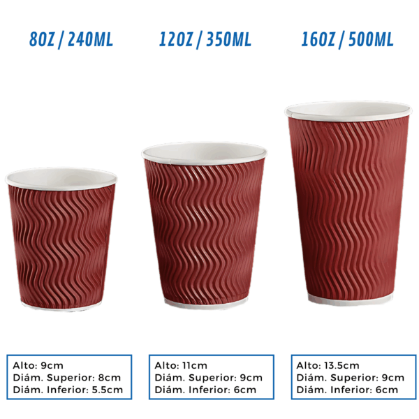 vaso térmico negro, vaso café doble pared, vaso corrugado, vaso ondulado negro, vaso take away, vaso 8oz, vaso 12oz, vaso 16oz, vaso con tapa, tapa con boquilla, vaso aislante, vaso para bebidas calientes, vaso para café para llevar, packaging para cafetería, vaso café corrugado, vaso café con doble pared, vaso café con diseño, vaso café con diseño ondulado