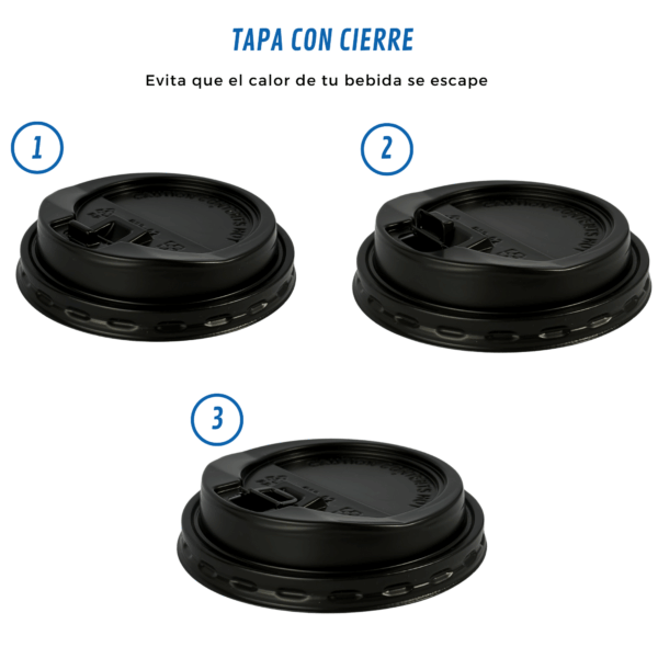 Vaso Para Café Polipapel | Doble Pared Kraft | Con o Sin Tapa - Imagen 6