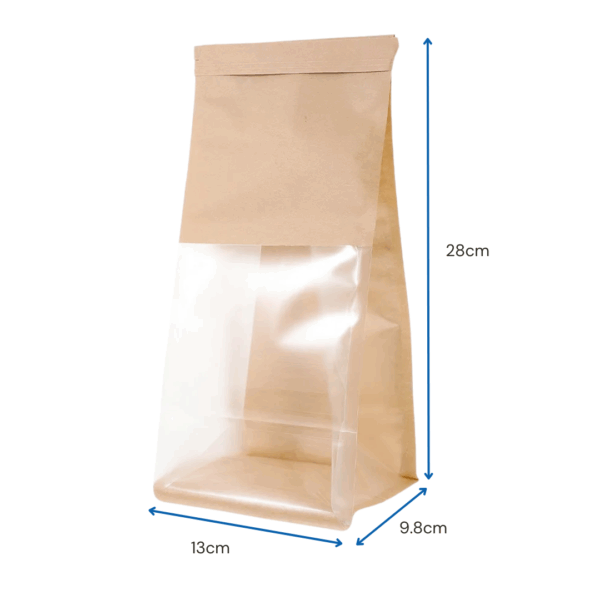 bolsa para pan, bolsa con visor amplio, bolsa panadería, packaging pan artesanal, bolsa resistente a grasa, bolsa resistente al agua, bolsa con base plana, bolsa con fuelle, bolsa con tira plegable, bolsa para donuts, bolsa para galletitas, bolsa para bizcochos, presentación para panadería