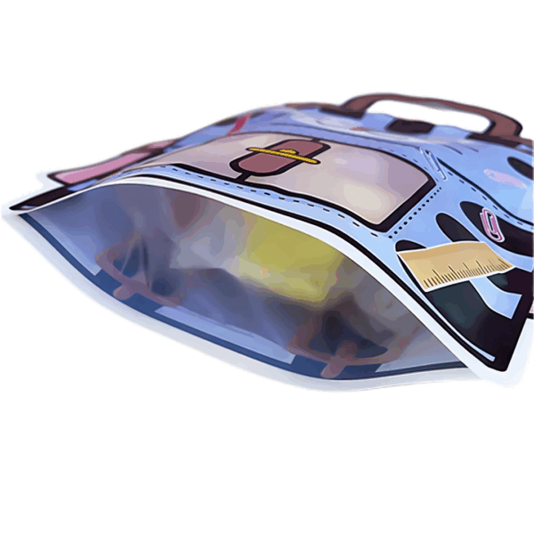 bolsa para sorpresitas, bolsa cumpleaños, bolsa para golosinas, bolsa ziploc infantil, packaging para niños, bolsa con forma mochila, ziploc con diseño de tigre, bolsa sorpresitas, fiestas infantiles, bolsa para golosinas, juguetería, regalería infantil, cierre hermético niños, packaging divertido reutilizable, productos infantiles, bolsas para eventos infantiles