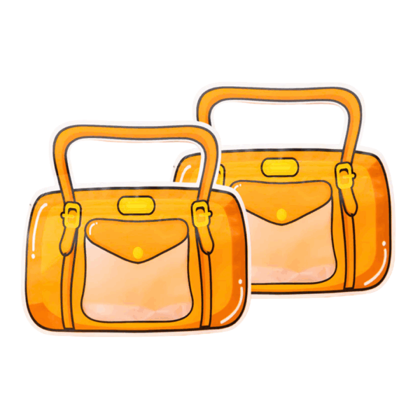 bolsa ziploc infantil, bolsa con diseño bolso, bolsa con asa, bolsa con base expandible, packaging para niños, sorpresitas fiestas, bolsa reutilizable, bolsa de golosinas, packaging creativo infantil, bolsa colores rojo azul naranja, ziploc con forma de bolso, bolsas divertidas para chicos, empaque original para regalos