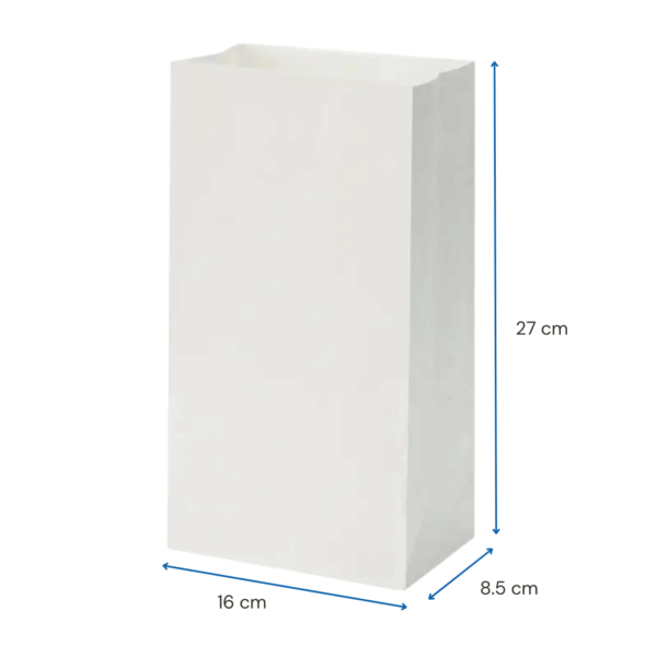 bolsa bizcocho, bolsa de papel para pan, bolsa para bizcochos, bolsa panadería 27x16, bolsas de papel kraft para alimentos, empaque para panificados, bolsas ecológicas para pan, bolsa para galletas, bolsa de papel para productos horneados, packaging panadería, bolsa papel resistente alimentos