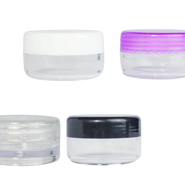 pote acrílico 10g, pote acrílico 30g, envase cosmético pequeño, pote con tapa a rosca, pote muestras cosmética, frasco para cremas, envase para gel, pote plástico pequeño, tapa blanca, tapa negra, tapa transparente, tapa violeta, pote para laboratorio, pote para productos sólidos, Penfer, packaging cosmético, envases mini, frasco rosca pequeño