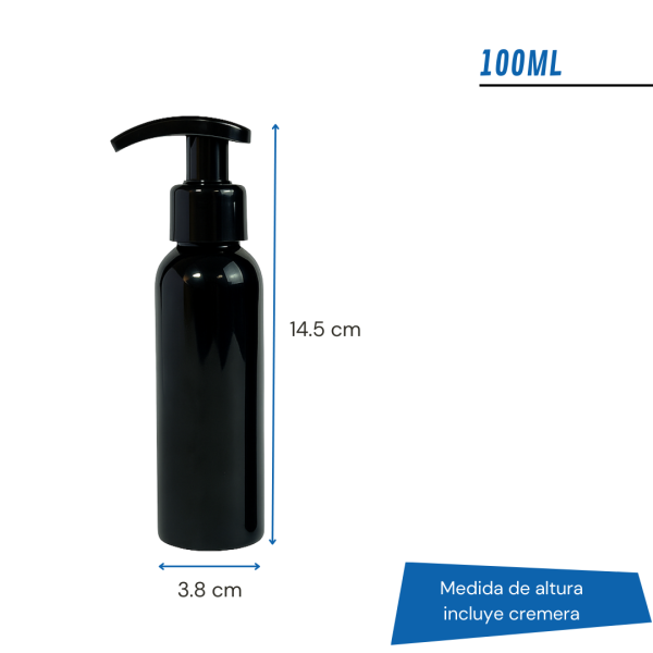 frasco pet negro, frasco pet con válvula cremera, envase cremas, frasco cosmético negro, frasco plástico negro, frasco con válvula blanca, frasco con válvula negra, frasco con válvula natural, frasco 100ml cremas, frasco 120ml cremas, frasco 250ml cremas, envases para cosmética, envases para lociones, frasco pet con dosificador, envases elegantes para cremas, frasco negro con válvula dispensadora