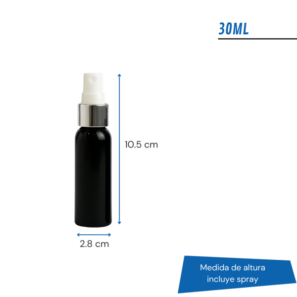 frasco pet negro, frasco spray negro, frasco pet con válvula spray, frasco efecto metal, spray dorado, spray plateado, frasco cosmética negro, envase pet negro, frasco perfume pet, frasco aromatizante, frasco con válvula metálica, frasco negro 30ml, frasco negro 60ml, frasco negro 100ml, frasco negro 120ml, frasco negro 250ml, envase negro con spray, frasco elegante para cosmética, envase premium pet, frasco para cuidado personal