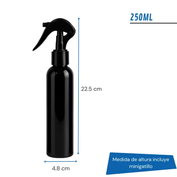 frasco pet negro con minigatillo, frasco pet negro spray gatillo pequeño, envase pet negro 30ml, envase pet negro 60ml, envase pet negro 100ml, envase pet negro 120ml, envase pet negro 250ml, frasco negro con gatillo, frasco pet con gatillo blanco, frasco pet con gatillo natural, envase pet negro con pulverizador, frasco pet negro para sanitizante, envase pet negro para alcohol, frasco negro para cosmética, frasco negro con gatillo para limpieza, frasco pet negro con tapa gatillo