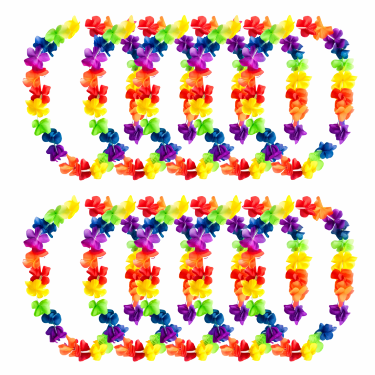 collar hawaiano, collar de flores hawaiano, collar flores multicolor, collar hawaiano pack 10, collares para fiestas, cotillón hawaiano, collar para fiestas temáticas, collar de flores para cumpleaños, accesorios hawaianos, collar floral cotillón, collares multicolores fiesta