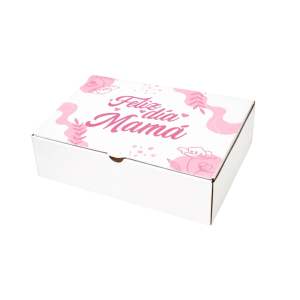 caja día de la madre, caja para regalo, caja blanca kraft, packaging regalo, caja para sets, caja para cosmética, caja para indumentaria, caja para detalles, caja armable, packaging día de la madre